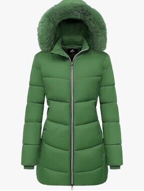 Women's Long Warm Winter Puffer Jacket Lightweight Fashions Down Coats
